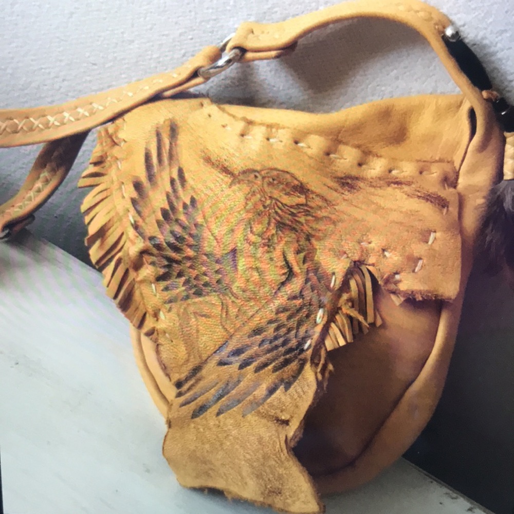 - Beautiful SOUTHWESTERN LEATHER BAG